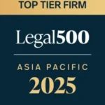 Legal 500 APAC Top Tier Firm 2025