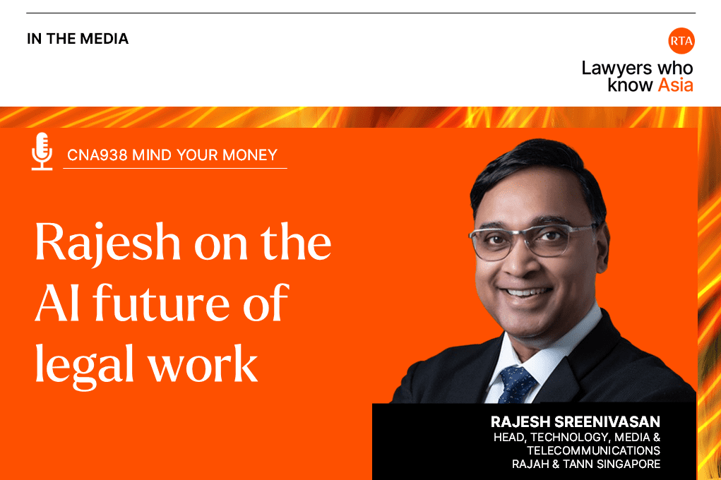 Rajesh on the AI future of legal work